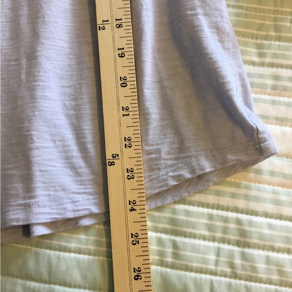 Chico's Light Blue 3/4 Sleeve size 2 (medium= size 12) soft stretchy lightweight - Picture 5 of 7